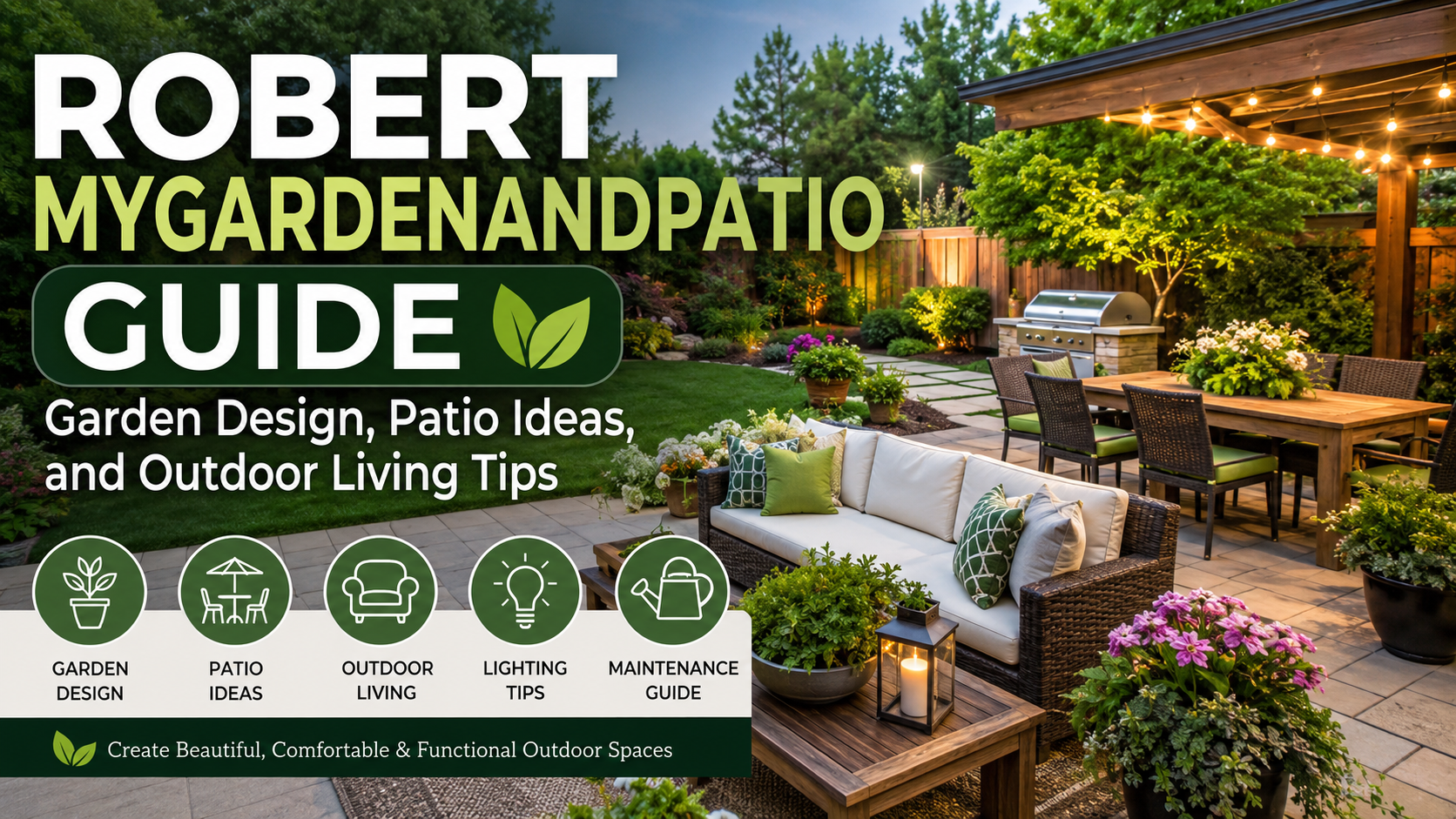 Robert MyGardenAndPatio Guide: Garden & Patio Tips